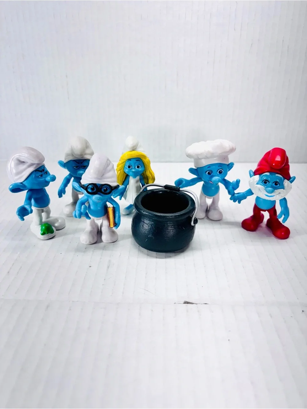 The Smurfs Papa Smurf Mushroom House Playset With 13 Figures Jakks 2013